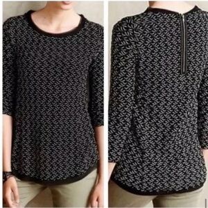 Anthropologie - Postmark long sleeve blouse top